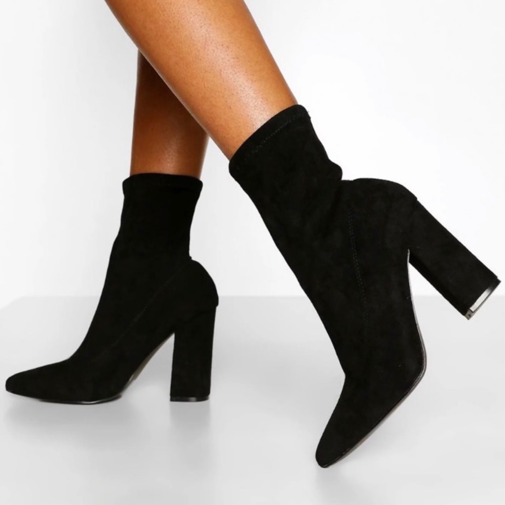 Boohoo Wide Width Boots Size 6